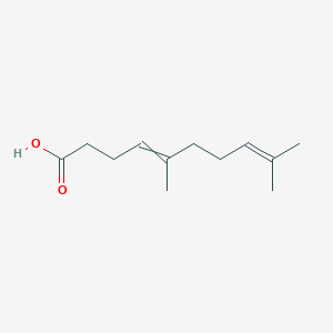 molecular formula C12H20O2 B12437335 5,9-Dimethyldeca-4,8-dienoic acid CAS No. 40518-76-1