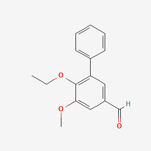 6-Ethoxy-5-methoxy-[1,1'-biphenyl]-3-carbaldehyde