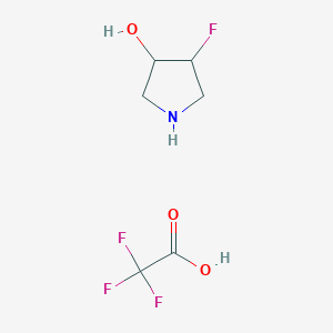 4-Fluoropyrrolidin-3-ol; trifluoroacetic acid