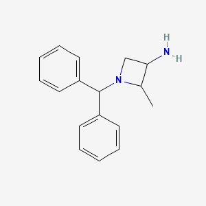 molecular formula C17H20N2 B12437376 1-(Diphenylmethyl)-2-methylazetidin-3-amine 