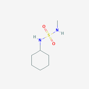 molecular formula C7H16N2O2S B12437378 Sulfamide, N-cyclohexyl-N'-methyl- CAS No. 26120-13-8