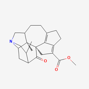 molecular formula C23H29NO3 B12437395 methyl (1R,2S)-2,6-dimethyl-20-oxo-8-azahexacyclo[11.5.1.11,5.02,10.03,8.016,19]icosa-13(19),16-diene-17-carboxylate 