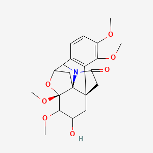 (1R,10S,11R)-13-hydroxy-3,4,11,12-tetramethoxy-17-methyl-18-oxa-17-azapentacyclo[8.4.3.18,11.01,10.02,7]octadeca-2(7),3,5-trien-16-one