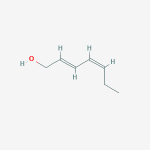 molecular formula C7H12O B1243744 2E,4Z-Heptadien-1-ol 