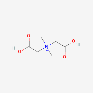 molecular formula C6H12NO4+ B12437486 Carboxy-N-(carboxymethyl)-N,N-dimethylmethanaminium CAS No. 98151-74-7