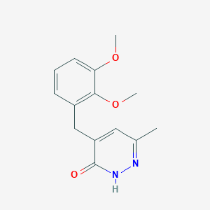 4-(2,3-Dimethoxy-benzyl)-6-methyl-2H-pyridazin-3-one