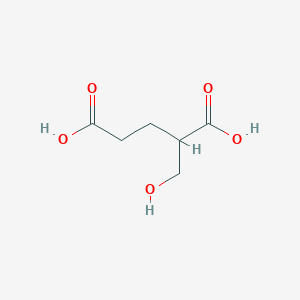 molecular formula C6H10O5 B1243755 2-(Hydroxymethyl)pentanedioic acid 