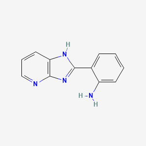 molecular formula C12H10N4 B12437558 2-(3H-Imidazo[4,5-b]pyridin-2-yl)aniline 