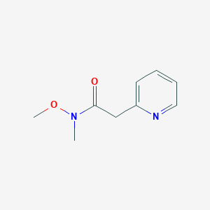 N-methoxy-N-methyl-2-(pyridin-2-yl)acetamide