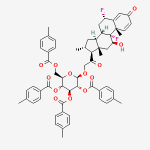 molecular formula C60H62F2O13 B1243760 Unii-8J7YB799VR 