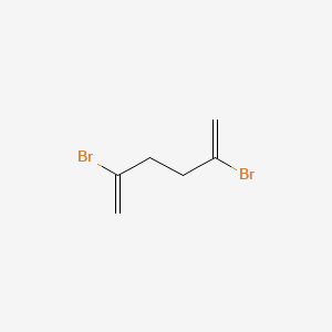 molecular formula C6H8Br2 B12437656 1,5-Hexadiene, 2,5-dibromo- CAS No. 71566-70-6