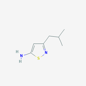 3-(2-Methylpropyl)-1,2-thiazol-5-amine