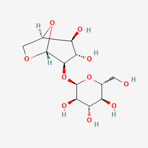 molecular formula C12H20O10 B12437687 (2R,3R,4S,5S,6R)-2-[[(1R,2S,3S,4R,5R)-2,3-dihydroxy-6,8-dioxabicyclo[3.2.1]octan-4-yl]oxy]-6-(hydroxymethyl)oxane-3,4,5-triol 