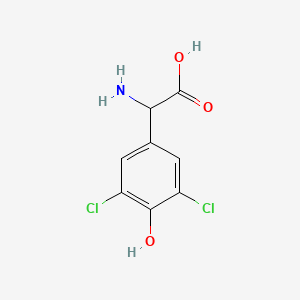 molecular formula C8H7Cl2NO3 B12437708 Amino(3,5-dichloro-4-hydroxyphenyl)acetic acid CAS No. 37409-29-3