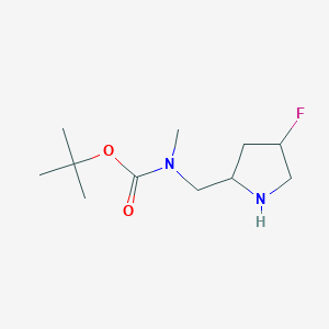 tert-Butyl N-[(4-fluoropyrrolidin-2-yl)methyl]-N-methylcarbamate