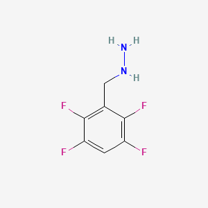 [(2,3,5,6-Tetrafluorophenyl)methyl]hydrazine