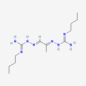 Methylglyoxal bis(butylamidinohydrazone)