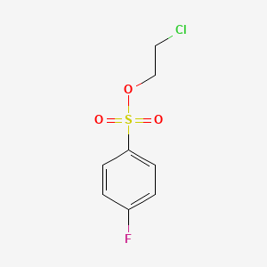 molecular formula C8H8ClFO3S B12437743 2-Chloroethyl 4-fluorobenzenesulfonate CAS No. 312-65-2