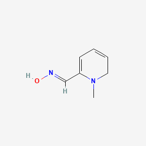 molecular formula C7H10N2O B1243776 2-Pyridinecarboxaldehyde, 1,6-dihydro-1-methyl-, oxime CAS No. 57619-23-5