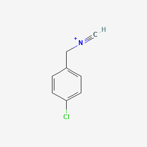 molecular formula C8H7ClN+ B12437766 [(4-Chlorophenyl)methyl](methylidyne)azanium 