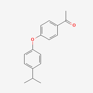 molecular formula C17H18O2 B12437769 1-[4-(4-Isopropyl-phenoxy)-phenyl]-ethanone CAS No. 887574-95-0