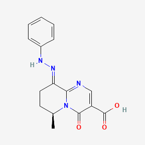 molecular formula C16H16N4O3 B1243777 Chinoin 1045 CAS No. 70999-42-7