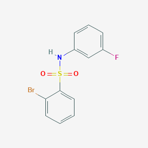 2-bromo-N-(3-fluorophenyl)benzenesulfonamide