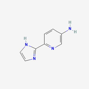 6-(1H-imidazol-2-yl)pyridin-3-amine