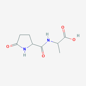 molecular formula C8H12N2O4 B12437793 Pyroglutamylalanine 