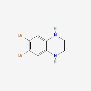 molecular formula C8H8Br2N2 B12437826 6,7-Dibromo-1,2,3,4-tetrahydroquinoxaline 