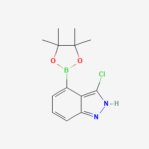 3-Chloro-4-(4,4,5,5-tetramethyl-1,3,2-dioxaborolan-2-YL)-indazole