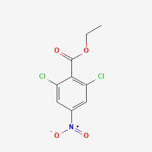 molecular formula C9H7Cl2NO4 B12437859 Ethyl 2,6-dichloro-4-nitrobenzoate 