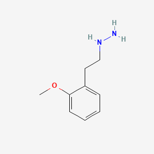 molecular formula C9H14N2O B12437862 o-Methoxyphenelzine CAS No. 32504-13-5