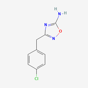 3-(4-Chlorobenzyl)-1,2,4-oxadiazol-5-amine