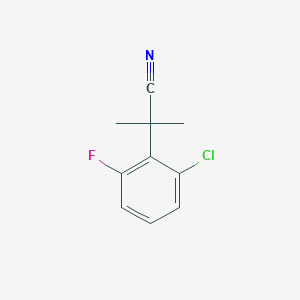 2-(2-Chloro-6-fluorophenyl)-2-methylpropanenitrile