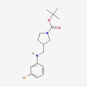 molecular formula C16H23BrN2O2 B12437878 1-Boc-3-[(3-bromophenyl-amino)-methyl]-pyrrolidine CAS No. 887590-72-9