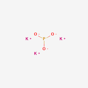 molecular formula K3O3P B1243788 Tripotassium;phosphite 