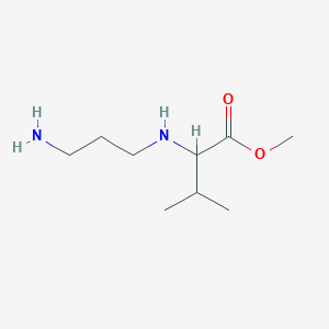 Methyl 2-[(3-aminopropyl)amino]-3-methylbutanoate