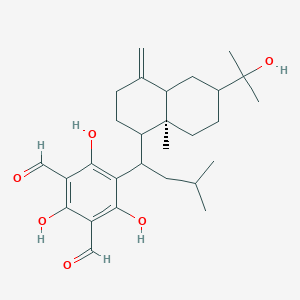 molecular formula C28H40O6 B12437900 (-)-Macrocarpal K; 9'-epi-Macrocarpal H 