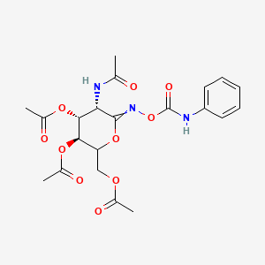 [(3S,4R,5S)-5-acetamido-3,4-diacetyloxy-6-(phenylcarbamoyloxyimino)oxan-2-yl]methyl acetate