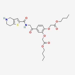 molecular formula C28H36N2O8S B1243792 Efn4DL8acc 