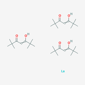 5-Hydroxy-2,2,6,6-tetramethylhept-4-en-3-one;lanthanum