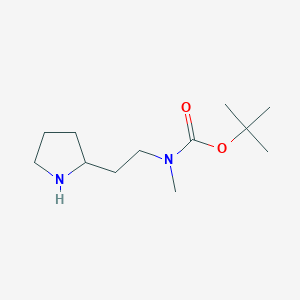 molecular formula C12H24N2O2 B12437939 tert-Butyl methyl(2-(pyrrolidin-2-yl)ethyl)carbamate 