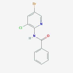 N-(5-Bromo-3-chloropyridin-2-YL)benzamide