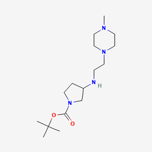 molecular formula C16H32N4O2 B12437991 1-Boc-3-[(4-methyl-piperazin-1-ylethyl)-amino]-pyrrolidine CAS No. 887579-14-8