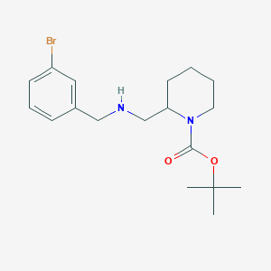 molecular formula C18H27BrN2O2 B12438017 1-Boc-2-[(3-bromo-benzylamino)-methyl]-piperidine CAS No. 887587-79-3