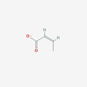 molecular formula C4H5O2- B1243802 Isocrotonate 