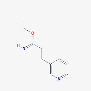 Ethyl 3-(pyridin-3-yl)propanimidate