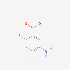 Methyl 5-amino-4-chloro-2-iodobenzoate