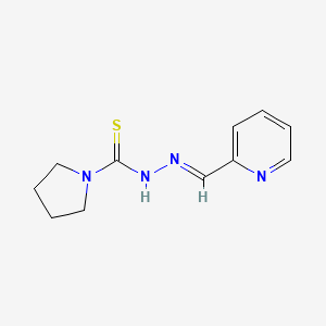 1-Pyrrolidinecarbothioic acid (2-pyridylmethylene) hydrazide